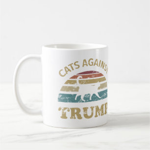 Katzen gegen Trump Kaffeetasse