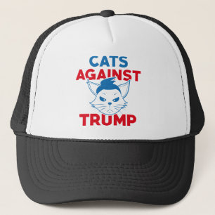 Katzen gegen Trump Truckerkappe