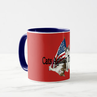 "Katzen gegen Trumpf" Tasse