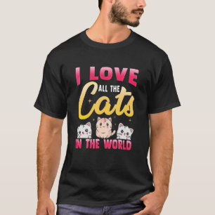 Katzen gehören allen Katzen der Welt T-Shirt