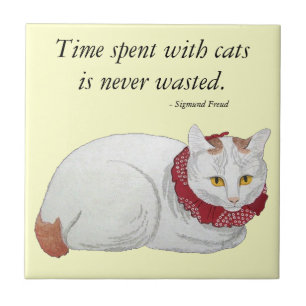 Katzen-Geschenk-Kachel Fliese