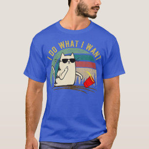 Katzen Geschenke für Katzenliebhaber 2022, tue ich T-Shirt