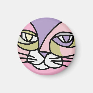 Katzen Gesicht Magnet