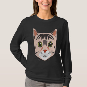 Katzen-Gesicht Meowdy Süße Katze Katzen-Meme  2 T-Shirt