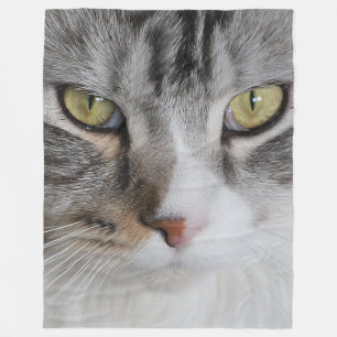 Katzen-Gesichts-Fleece-Decke Fleecedecke