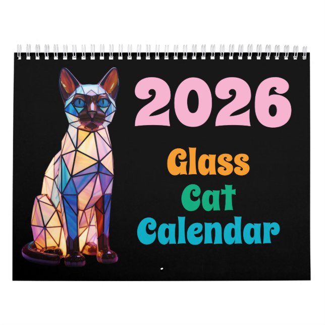 Katzen-Glas-Kalender Kalender (Titelbild)