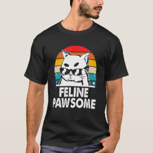 Katzen-großartige Motivationszitat Katzenwortspiel T-Shirt