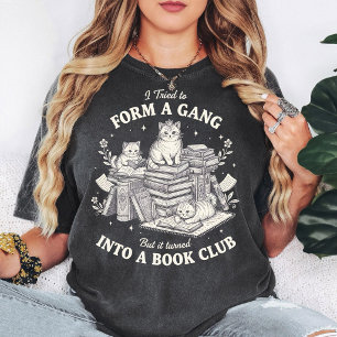Katzen gründeten einen Buchclub Lustiges Lesekätzc T-Shirt