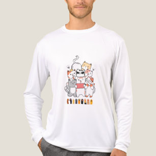 Katzen-Gruppendesign Tri-Blend Shirt