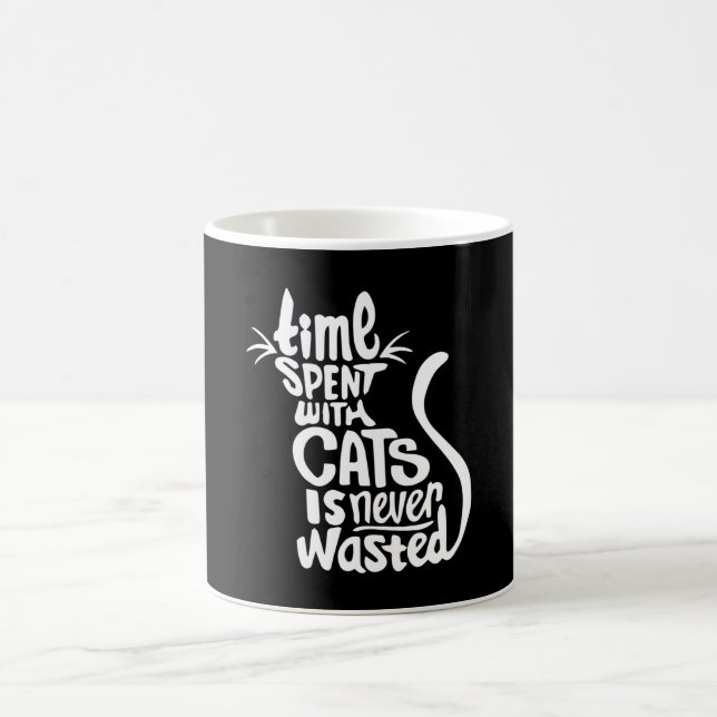 Katzen Hauskatze Katze Lover Kitten Niedliches Son Kaffeetasse (Mittel)