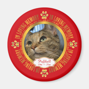 Katzen-Haustier in liebevollem Magnet