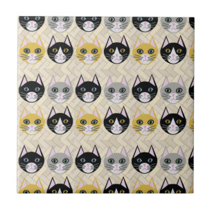 Katzen Herringbone Beige Fliese