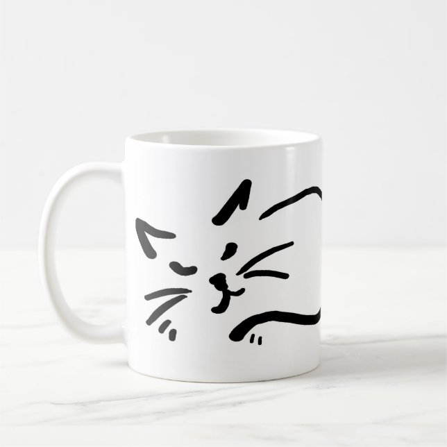 Katzen herrschen, Hunde nur dumm Kaffeetasse (Links)