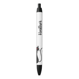 Katzen-Herz-Stift mit Namen Kugelschreiber