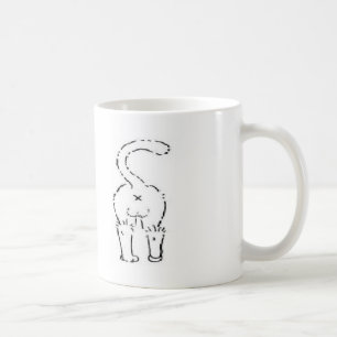 Katzen-Hintern-Kaffee-Tasse Kaffeetasse