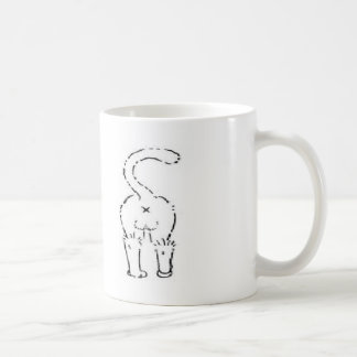 Katzen-Hintern-Kaffee-Tasse Kaffeetasse
