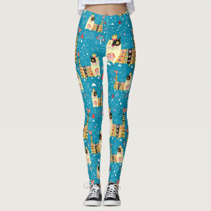 Katzen, Hippie, Bohemische und freie Spirituosen Leggings