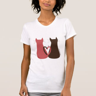 Katzen Hochzeitsstich T-Shirt