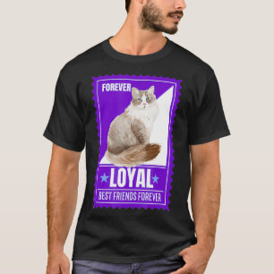 Katzen Humor Sibirische Katze Zitat Forever Stempe T-Shirt
