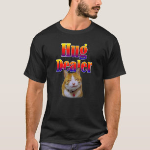 Katzen Humor Umarmung Händler Niedliche Katze mit  T-Shirt