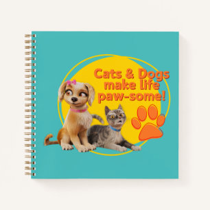 Katzen & Hunde machen das Leben zum Kinderspiel! Notizbuch