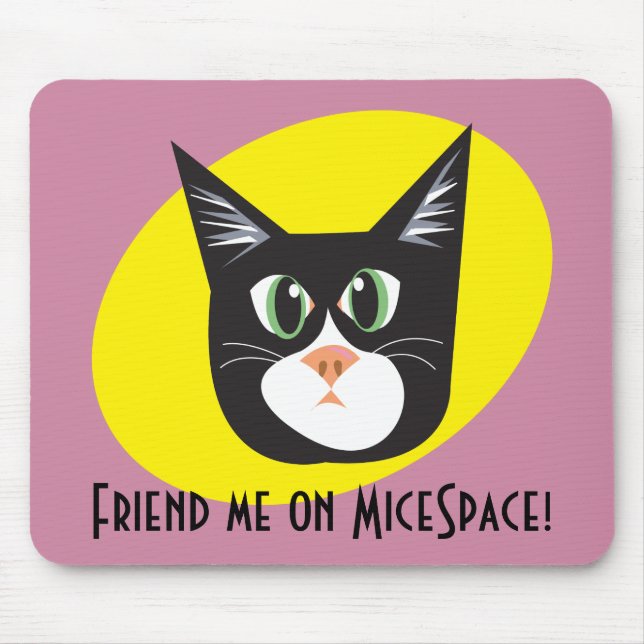 Katzen & Hunde-Reisen_Furry Faces_Friend Me! Mousepad (Vorne)