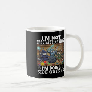 Katzen Ich schiebe nicht auf, ich mache Nebenquest Kaffeetasse