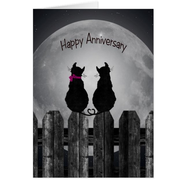 Katzen im Mondlicht für den Ehegatten (Vorne)