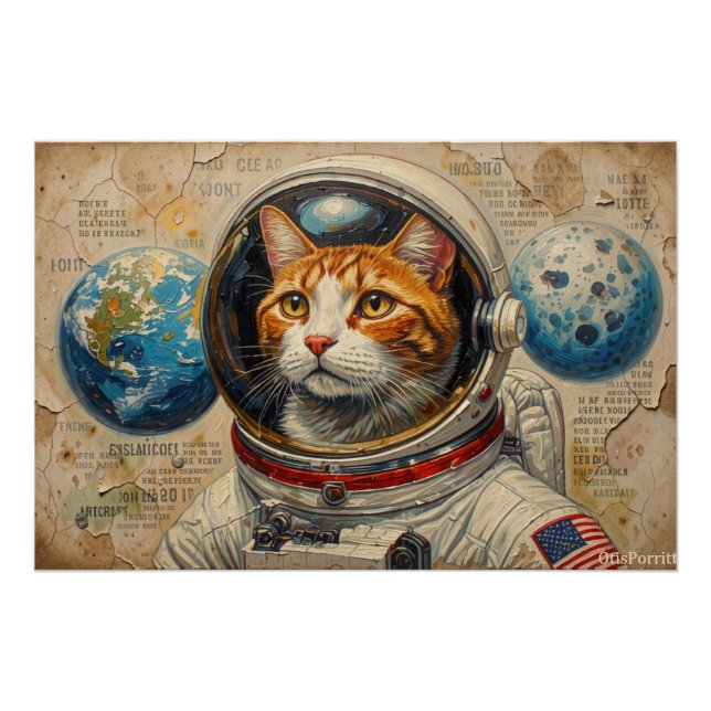 KATZEN IM WELTALL 12 POSTER (Vorderseite)