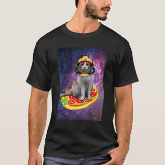 Katzen Im Weltraum Astral Kosmisch Astronaut Galax T-Shirt