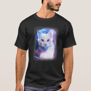 Katzen Im Weltraum Astral Kosmischer Astronaut Ga T-Shirt