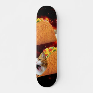 Katzen im Weltraum Skateboard