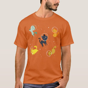 Katzen im Weltraum T-Shirt
