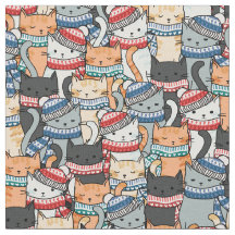 Katzen im Winter-Skarven & Hats-Muster