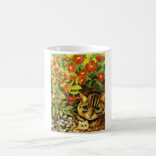 Katzen in der Kunst-Tasse, durch Louis Wain Kaffeetasse