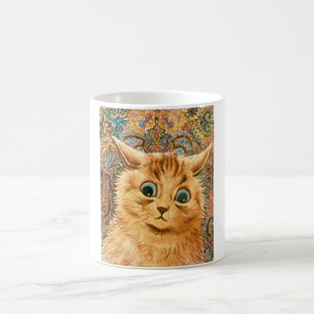 Katzen in der Kunst-Tasse, durch Louis Wain Kaffeetasse (Mittel)