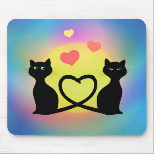 Katzen in der Liebe Mousepad