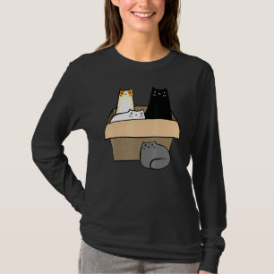 Katzen in einer Schachtel T-Shirt