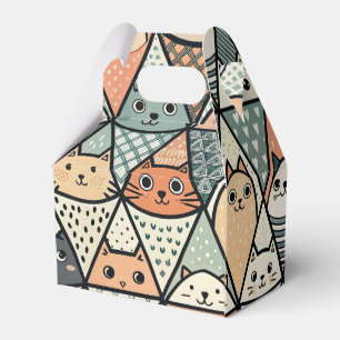 Katzen in Kegeln Geschenkschachtel