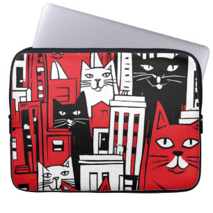 Katzen in New York Laptopschutzhülle