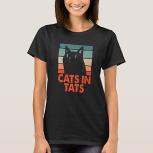 Katzen in Tats Katze Lover Tattoo Lover Kitten Tat T-Shirt