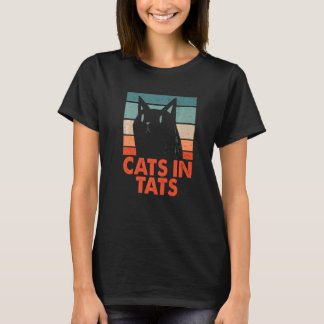 Katzen in Tats Katze Lover Tattoo Lover Kitten Tat T-Shirt