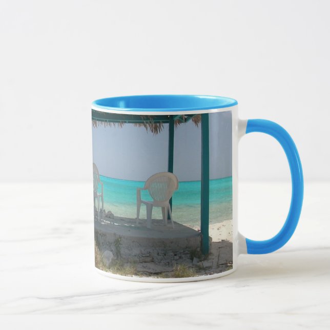 Katzen-Insel Bahamas muss Tasse haben (Rechts)