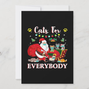 Katzen Jeder Weihnachten Einladung