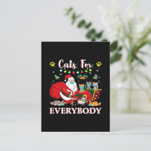 Katzen Jeder Weihnachten Postkarte