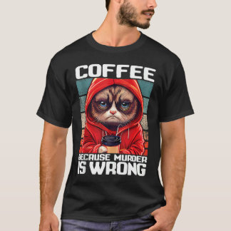 Katzen Kaffee Ich Kaffee weil Mord falsch ist Tank