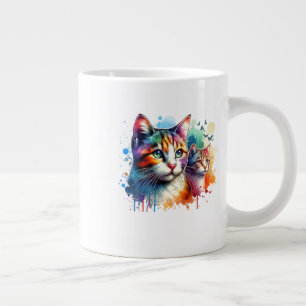 "Katzen" Kaffee/Tee-Tasse Jumbo-Tasse