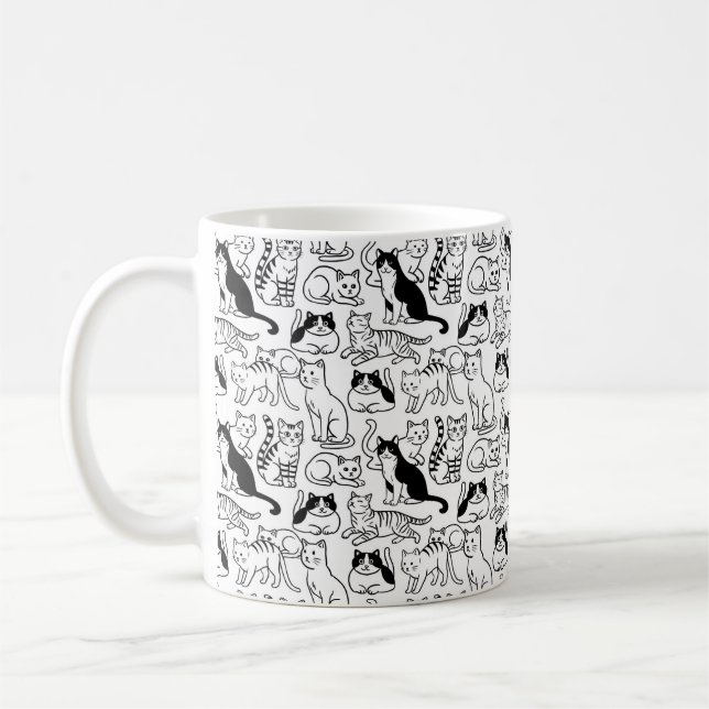 Katzen Kaffeetasse (Links)