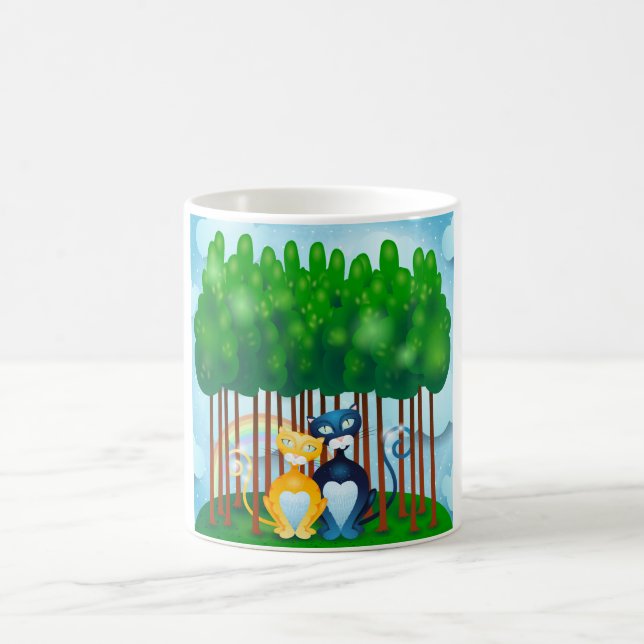 Katzen Kaffeetasse (Mittel)
