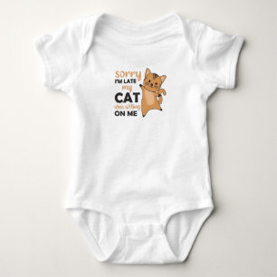 Katzen Kätzchen Kätzchen Funny Sprichwort Niedlich Baby Strampler